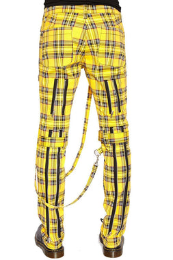 Tripp NYC Bondage Pants [Yellow Plaid]