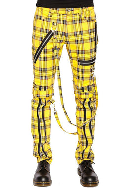 Tripp NYC Bondage Pants [Yellow Plaid]