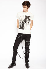 Tripp Strap Zipper Bondage Pants [Black] - Vampirefreaks Store