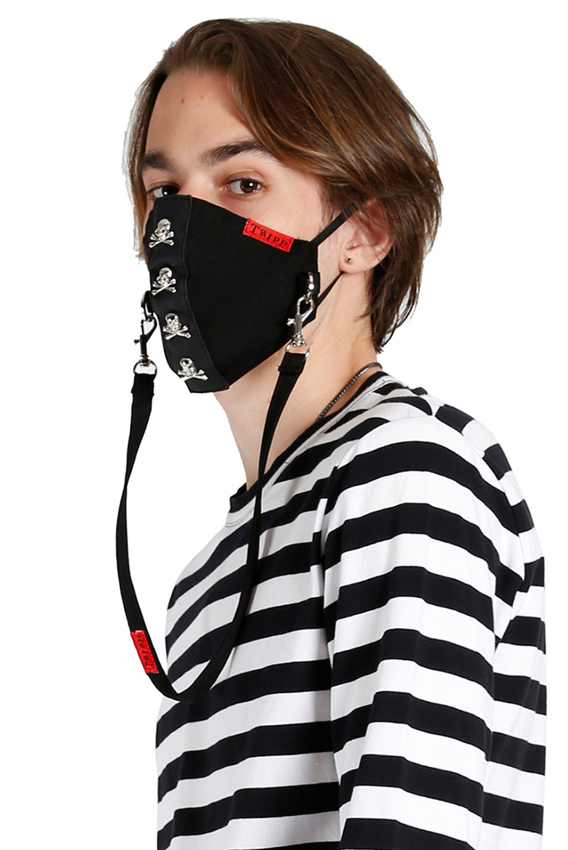 Tripp Skull Studs Face Mask [Black]