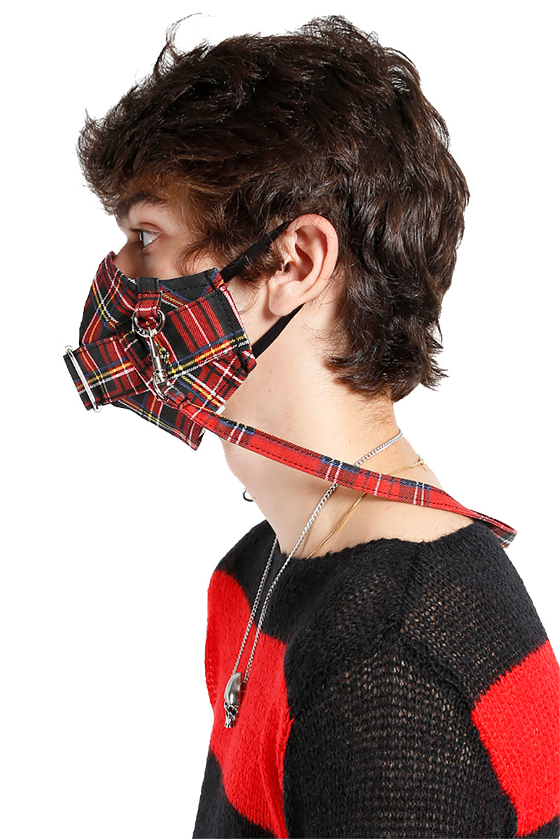 Tripp Super Straps Face Mask [Black Plaid]