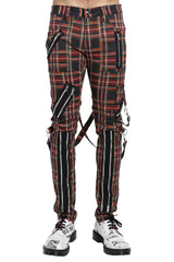 Tripp NYC Bondage Punk Pants [Black Plaid]