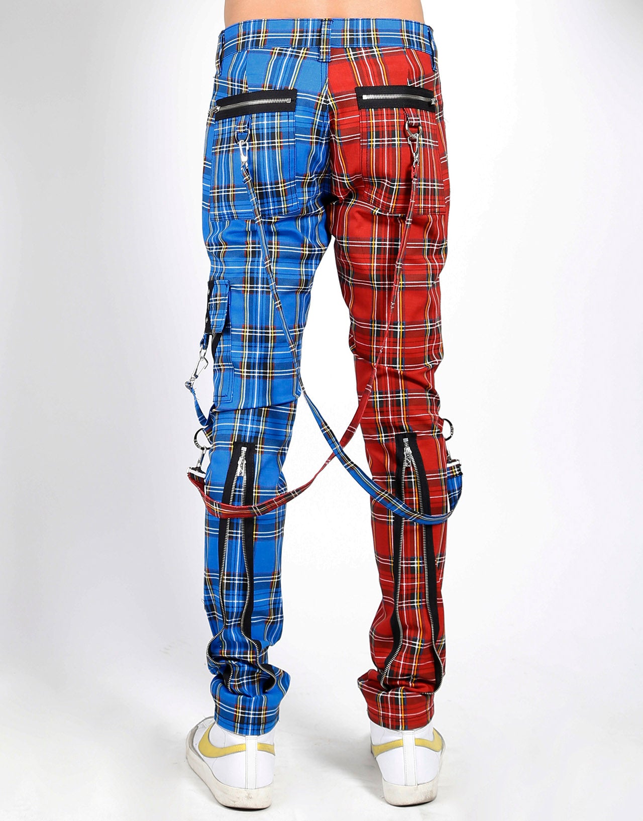 Tripp Madness Pants [Blue/Red Plaid] – VampireFreaks