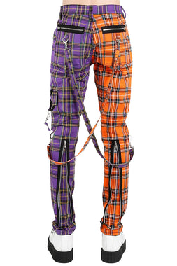 Tripp Madness Pants [Orange/Violet Plaid]