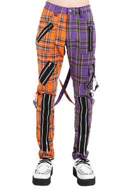 Tripp Madness Pants [Orange/Violet Plaid]