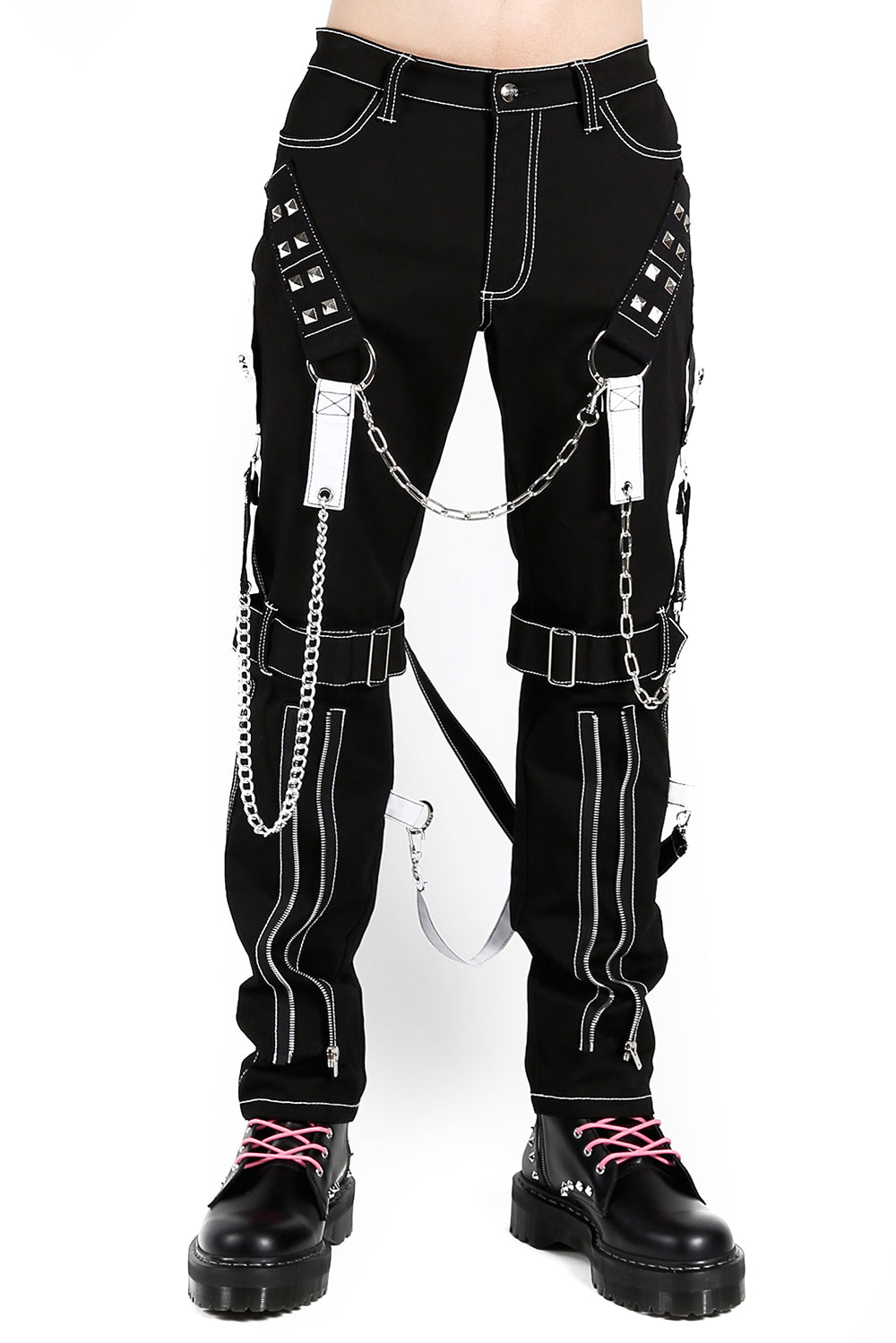 Pantalones Tripp Raider [negro/blanco]