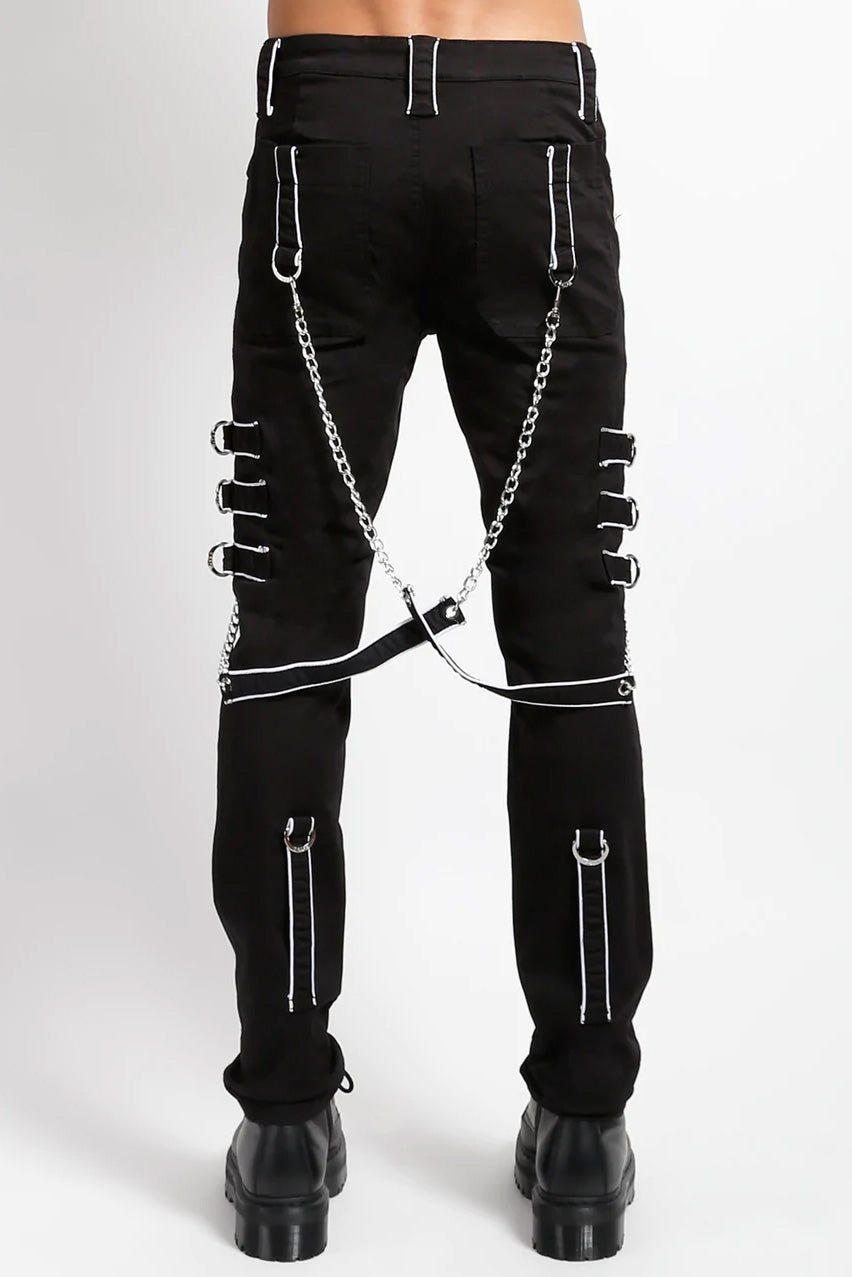 Tripp NYC Punk Parade Pants [Black/White]