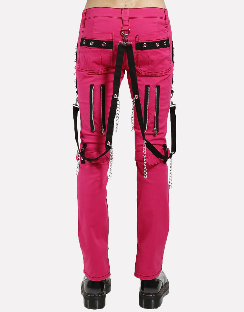 Tripp Studded Bondage Pants [Pink]