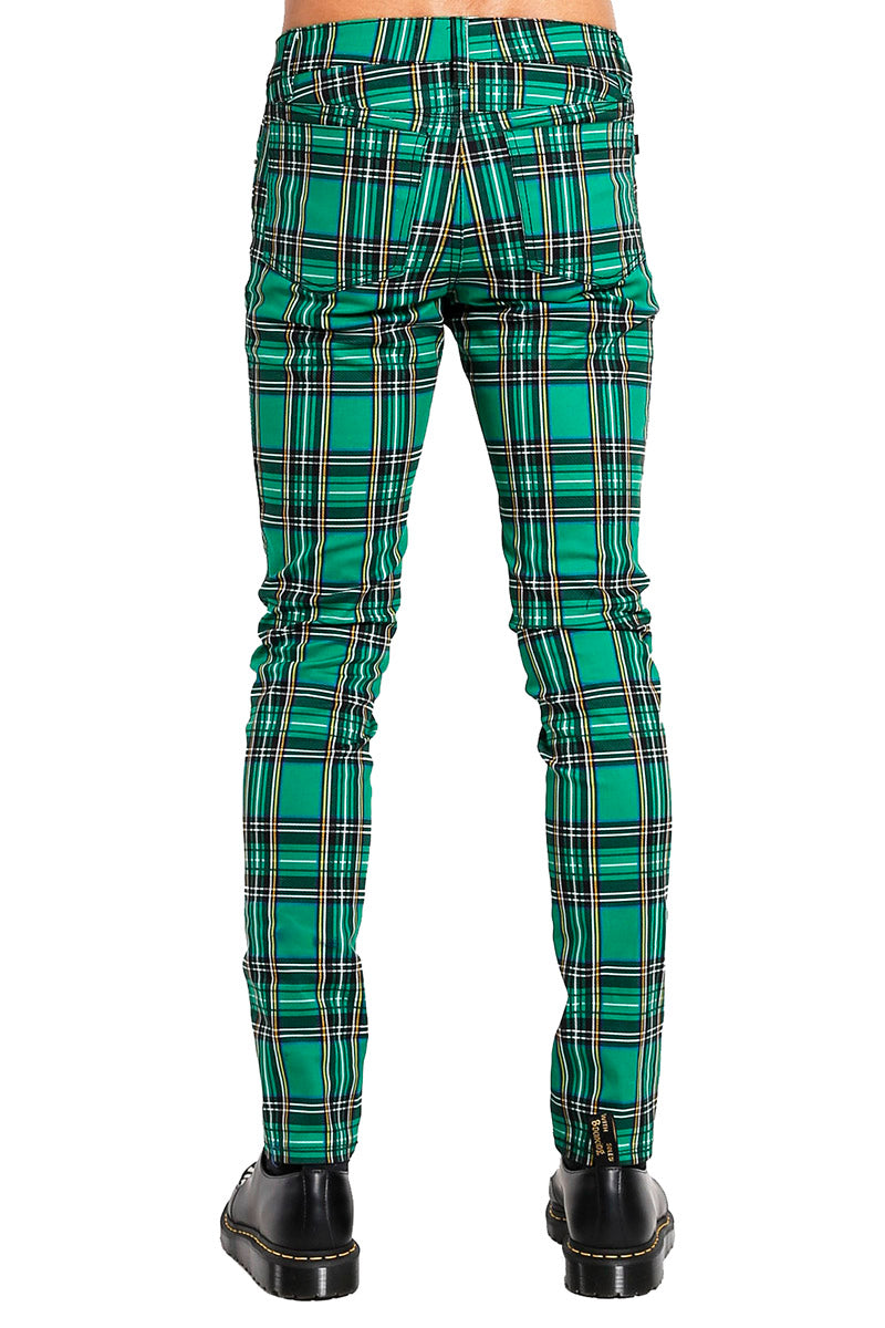 Tripp Green Plaid Rocker Jeans - Vampirefreaks Store