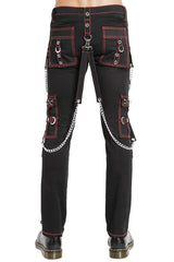 Tripp NYC No Excuses Bondage Pants [Black/Red]
