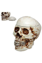 Tarro de galletas con forma de calavera