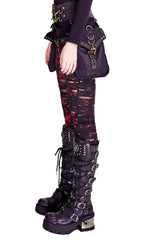 Unholy Punk Leggings [RED]