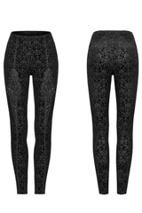 Victorian Massacre Velvet Leggings