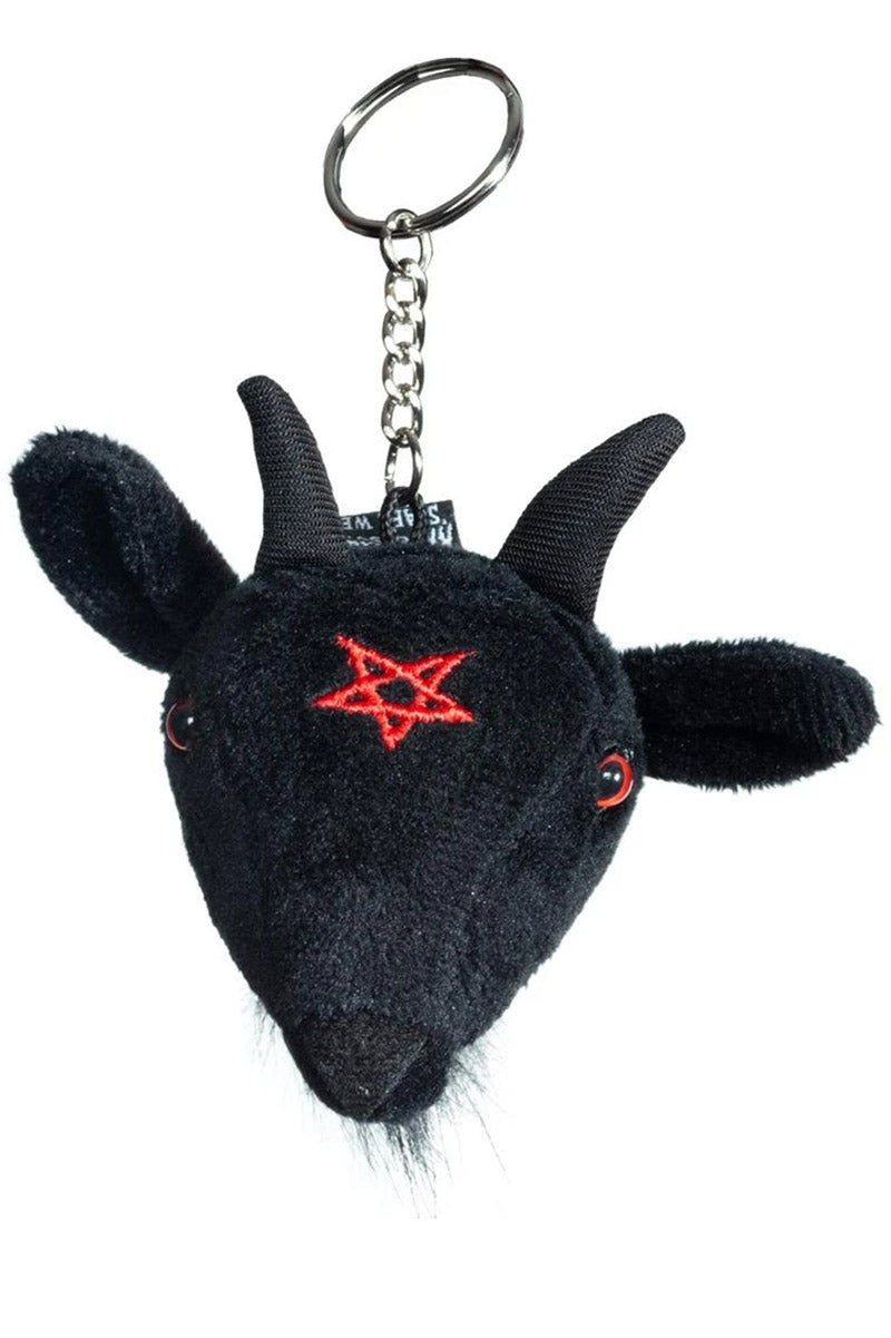 Goathead Baphomet Plush Keychain