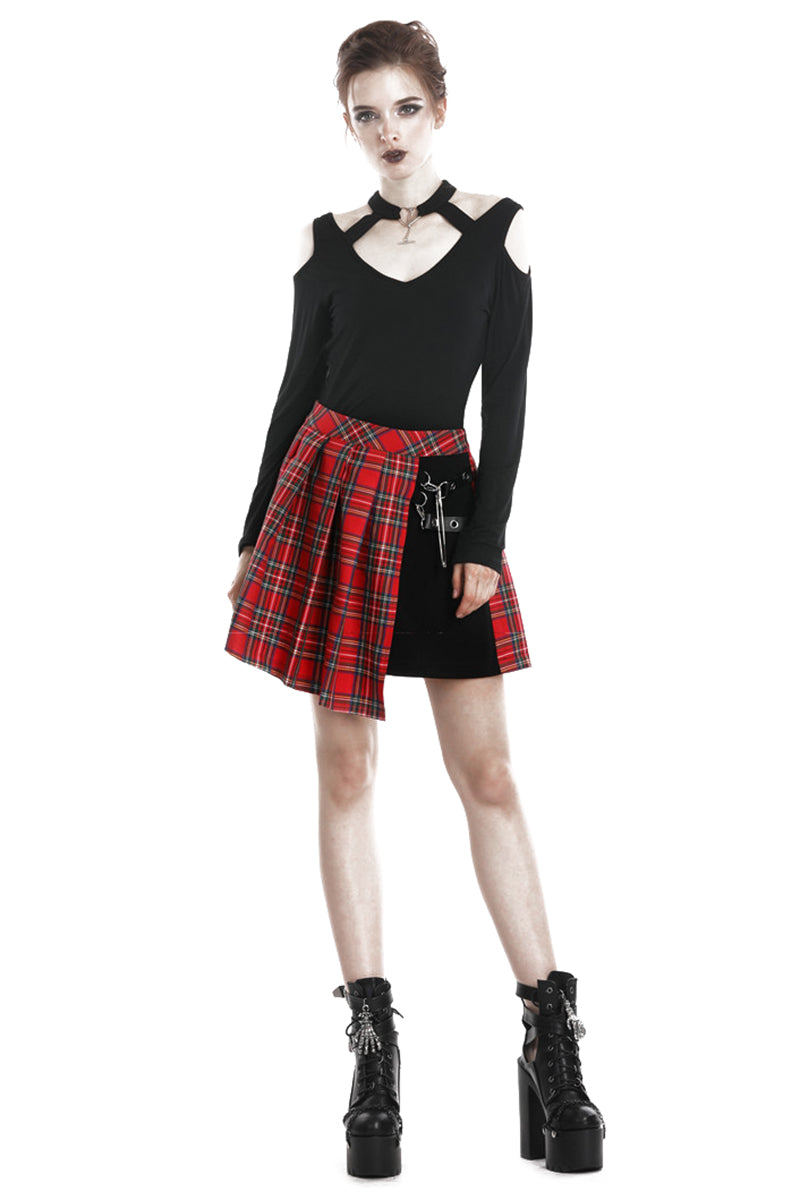 Safety Sin Skater Skirt