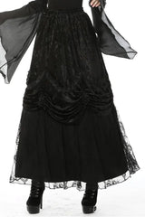Vampren Velvet Maxi Skirt