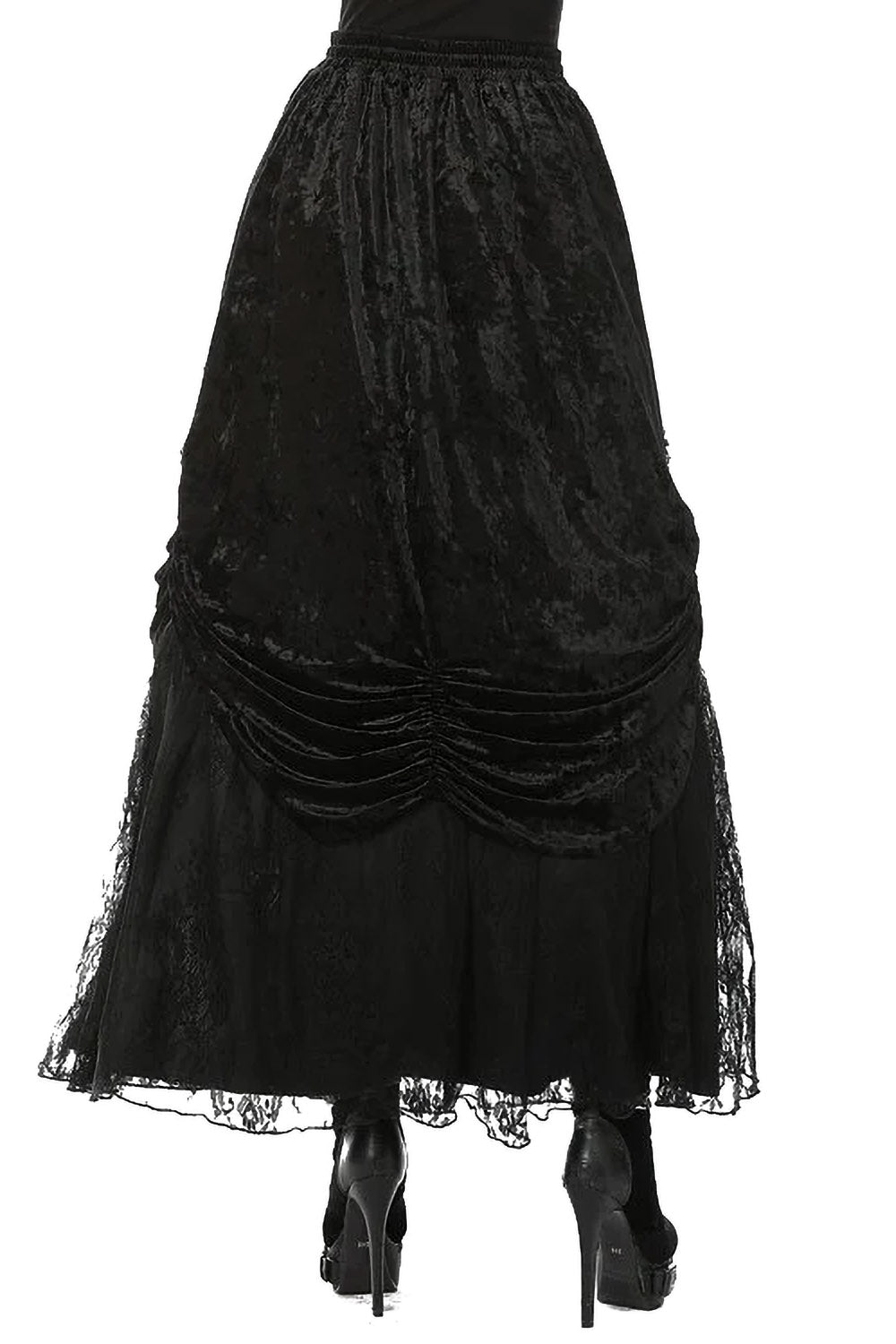 Vampren Velvet Maxi Skirt