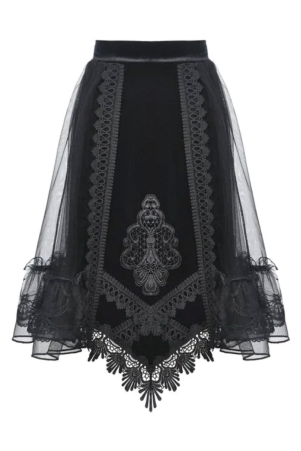 Haunted Vintage Velvet Skirt