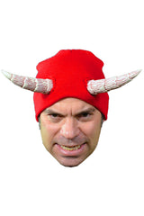 Krampus Hörner Beanie [BLUT ROT]