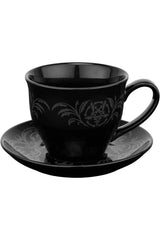 Morticia XL Teetasse und Untertasse