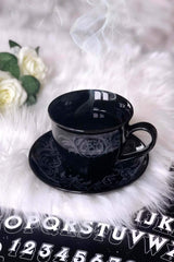 Morticia XL Teetasse und Untertasse
