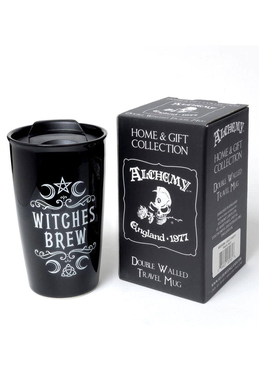 Alchemy Crescent Witches Brew Double Walled Mug - VampireFreaks