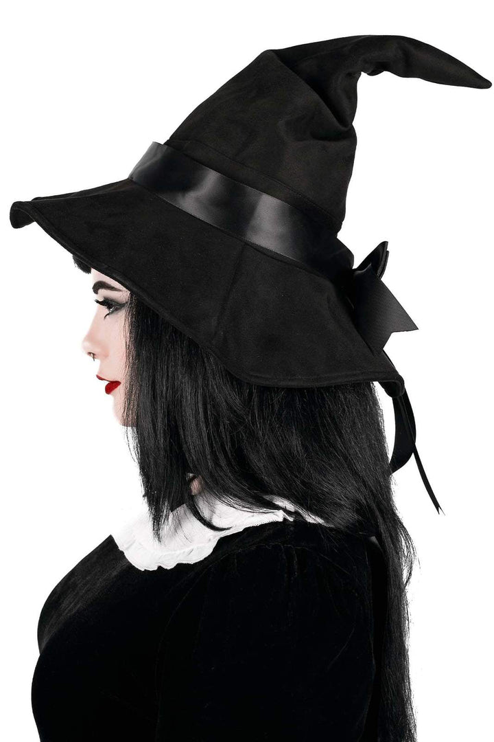 goth halloween witch hat