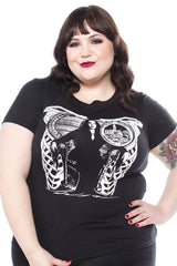 Camiseta de mujer de Morticia Addams