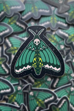Death Moth Matte Sticker