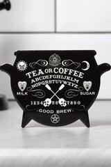 Spirit Board Cauldron Coaster Set