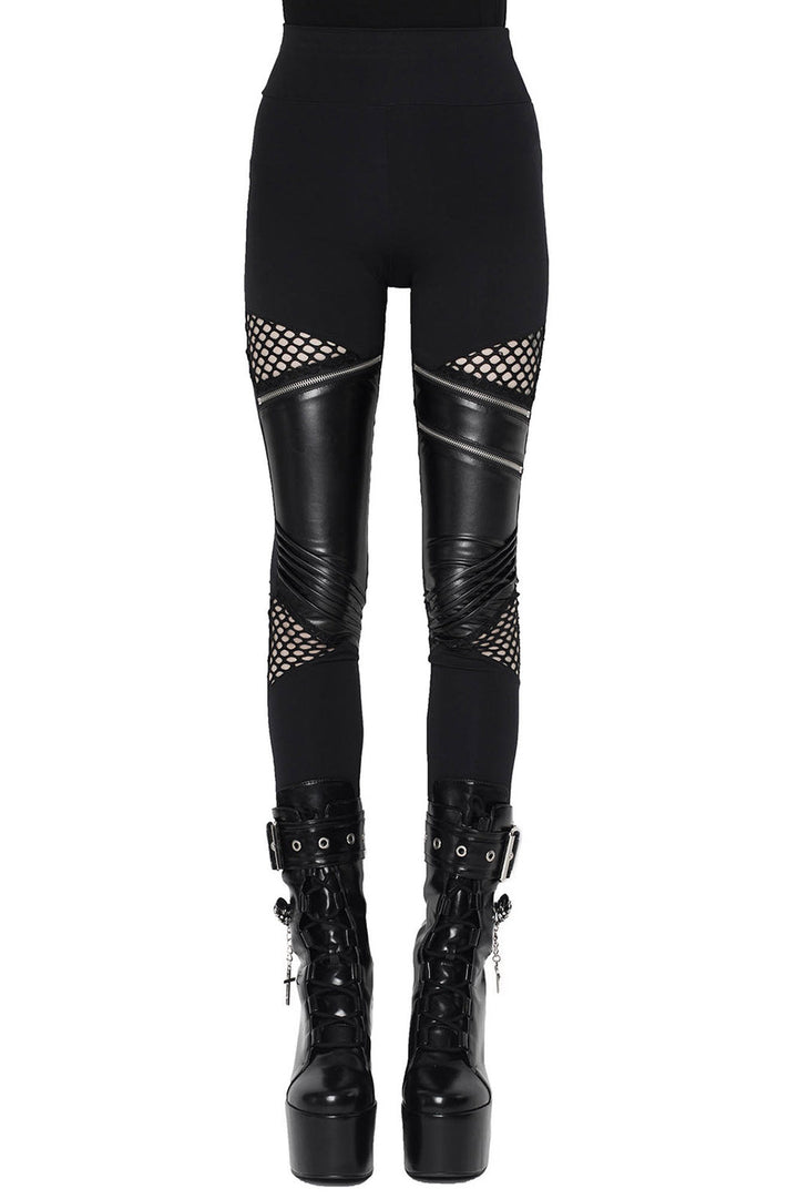 sexy gothic leggings with cutouts