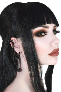 Noir Earrings [Black]