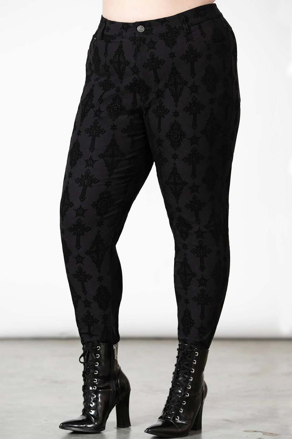 Nora Flocked Trousers