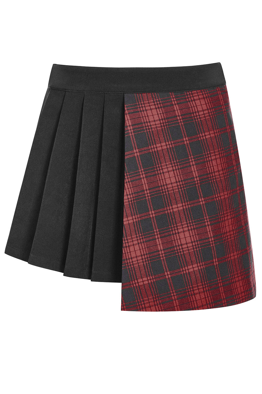 Split Personality Pleated Skirt