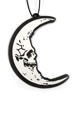Skull Crescent Moon Air Freshener [Glows in the Dark]