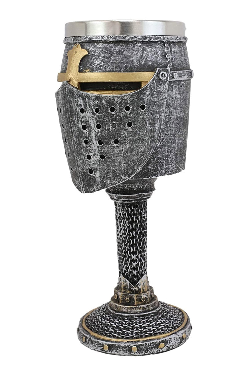 Knight Helmet Goblet