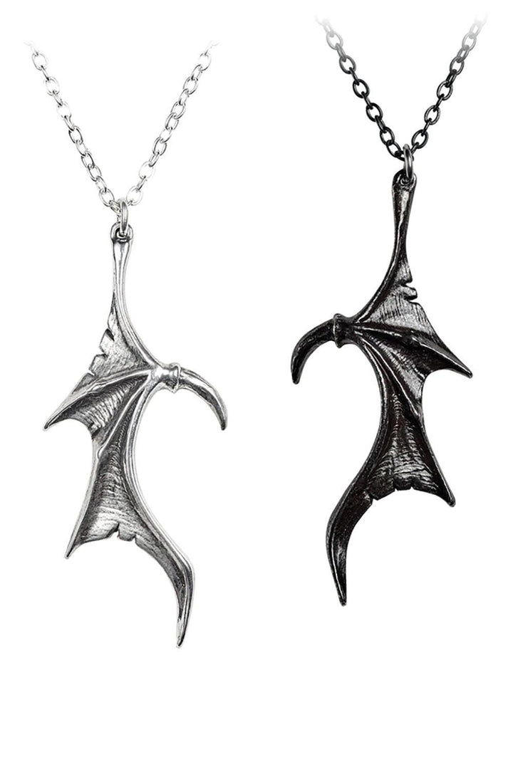 Alchemy Darkling Heart Necklaces [Pair] - VampireFreaks