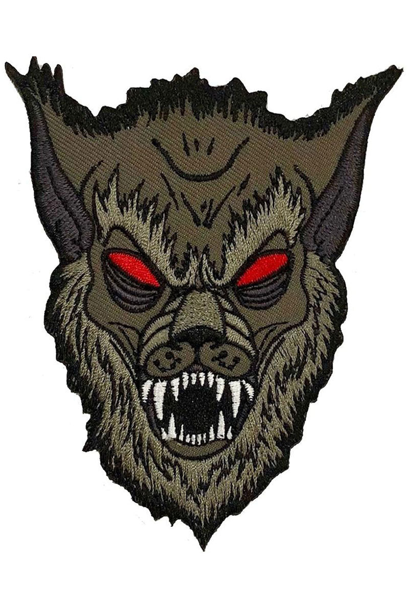 Graves Monster Grey Wolf Patch