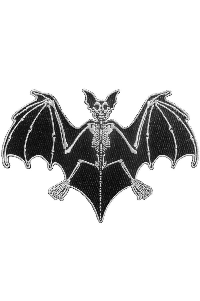 Kreepsville Skelli Bones Bat Patch - Vampirefreaks Store