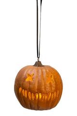 Trick R Treat Light Up Pumpkin Ornament