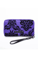 Violet Damask Wallet