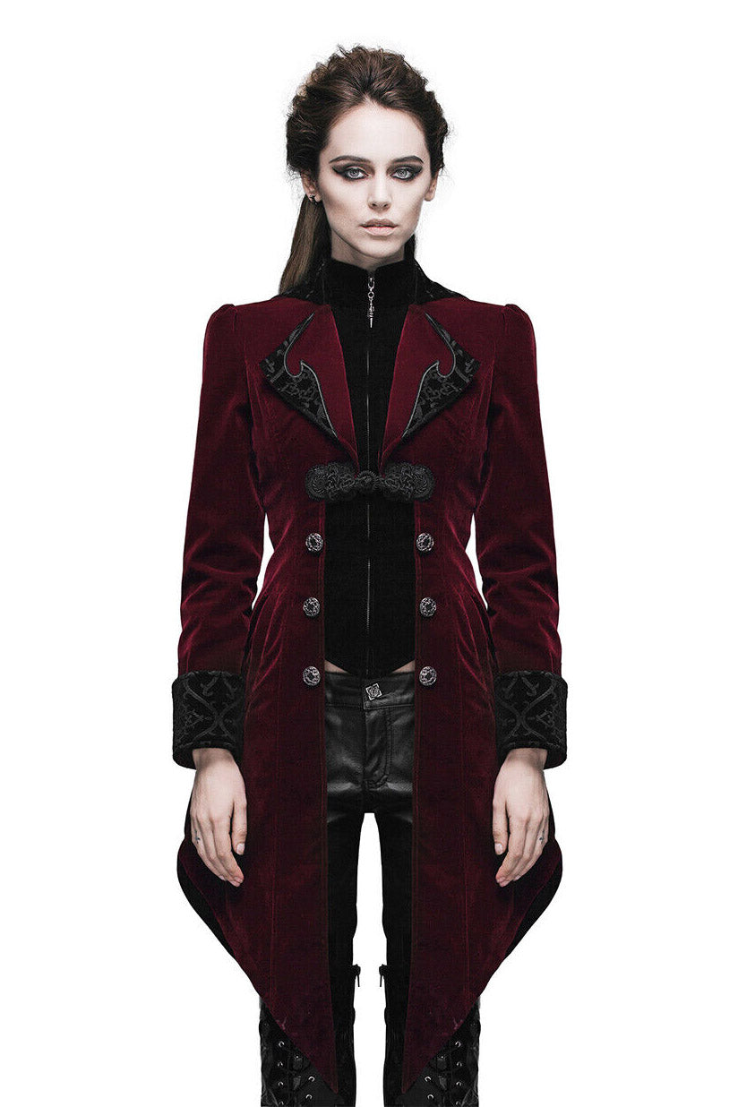 Crimson Blood Victorian Goth Coat – VampireFreaks