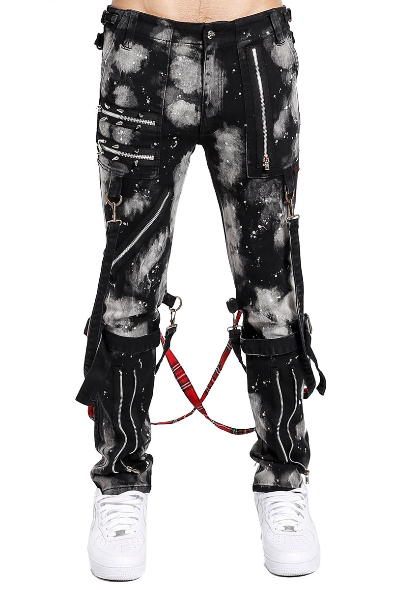 Tripp Bleach Stud Bondage Pants - Vampirefreaks Store