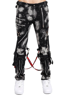 Tripp Darkstreet NYC - Electro Skull Bondage Pants (Black/Red) – Bewild
