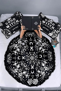Spoopy Round Blanket