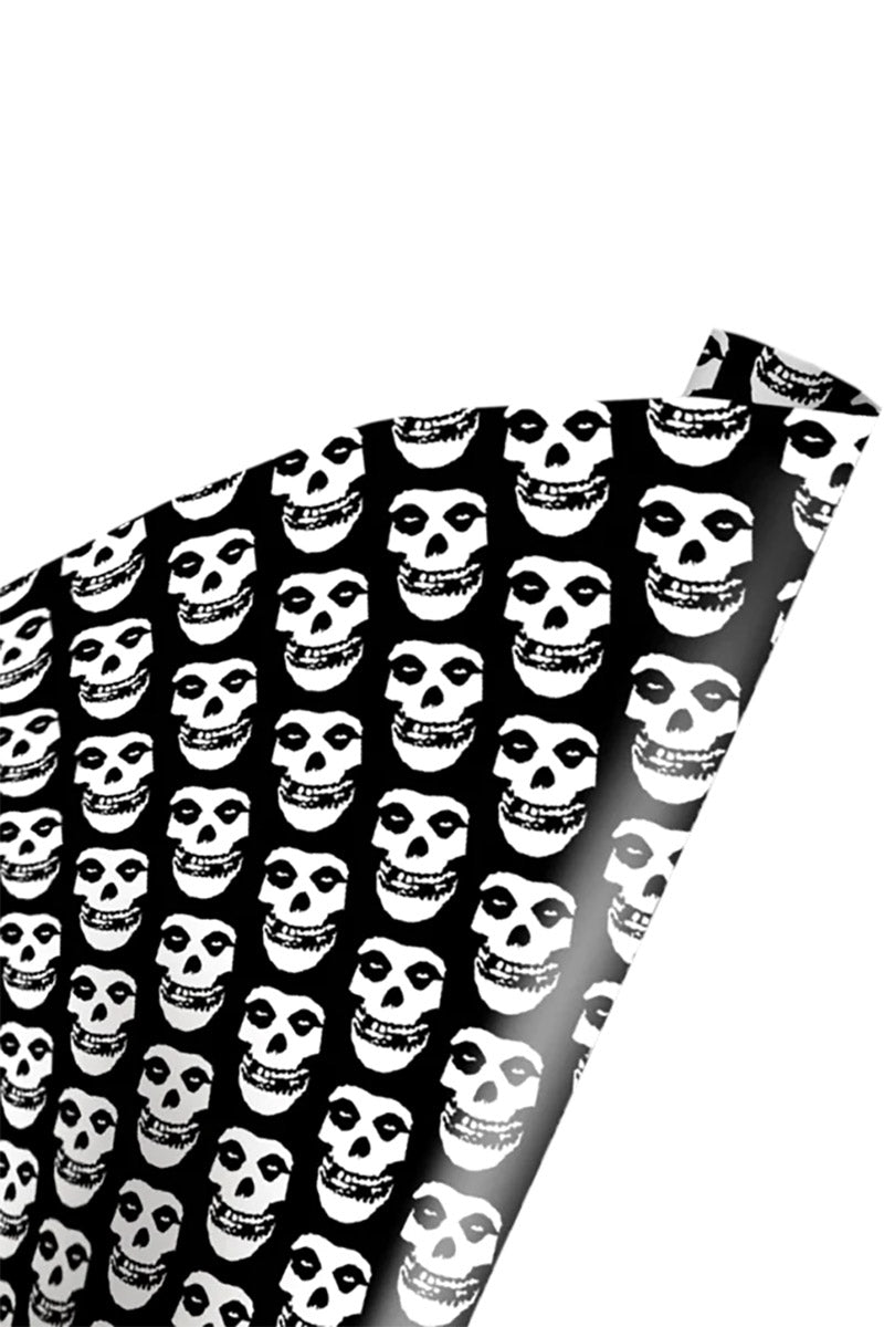 Misfits Skull Wrapping Paper