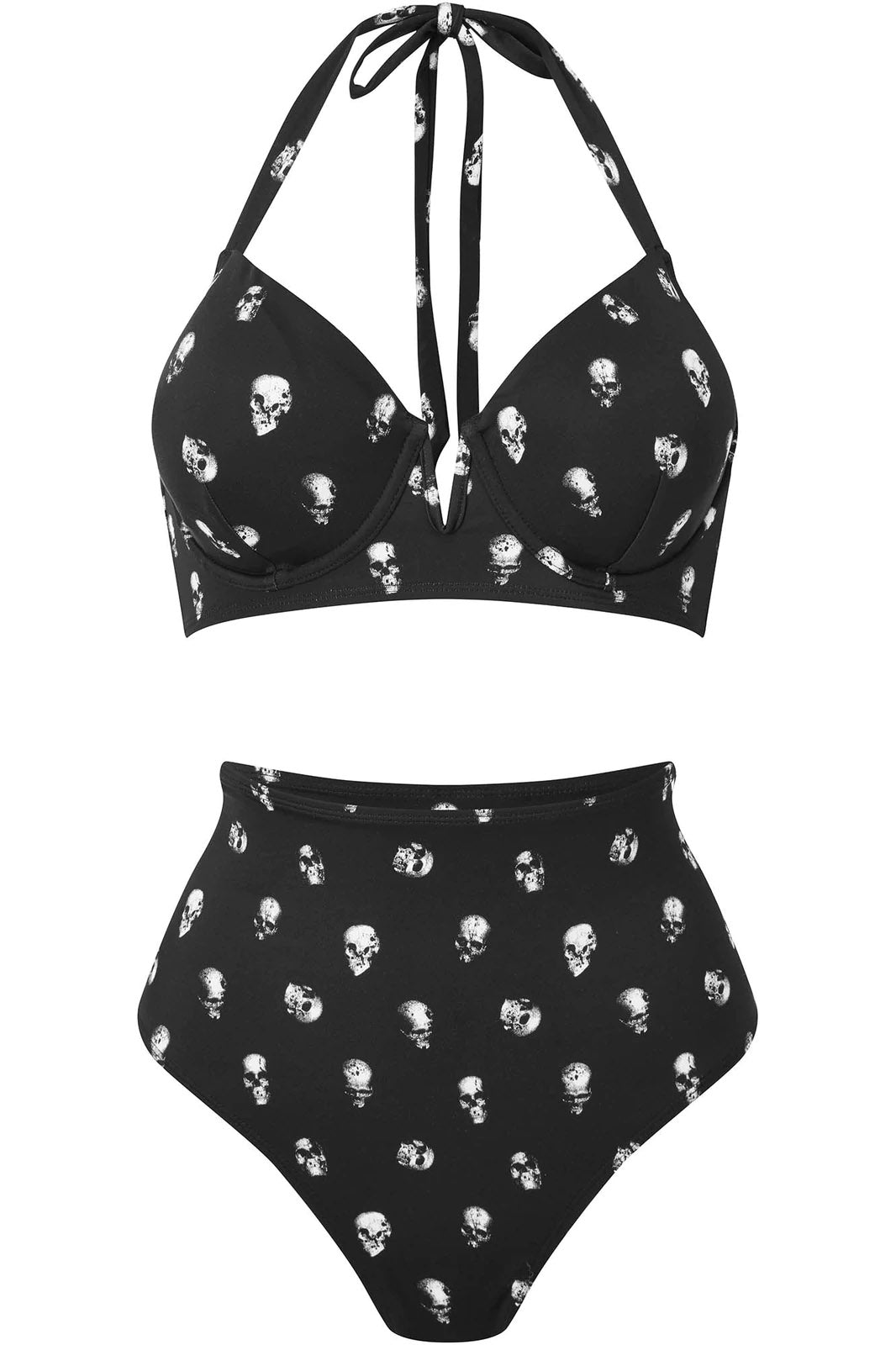 Skulls 2-Piece Swimsuit