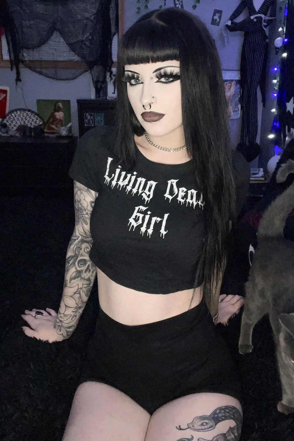 Living Dead Girl Crop Top – VampireFreaks
