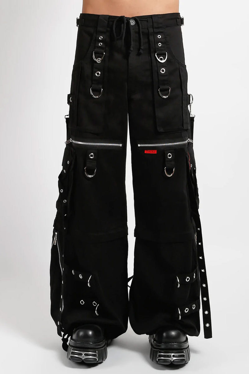 Tripp NYC X-Strap Zip Off Pants [BLACK/BLACK]