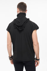 Pale Death Shredded Mask Top